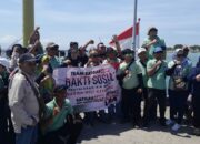 Satgas AMP peduli Warga Gili Ketapang, Dengan Adakan Baksos Ribuan Dus Air Mineral. 