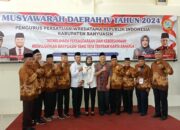 Pembukaan Musyawarah Daerah Pengurus Persatuan Wredatama RI (PWRI) Kabupaten Banyuasin Tahun 2024