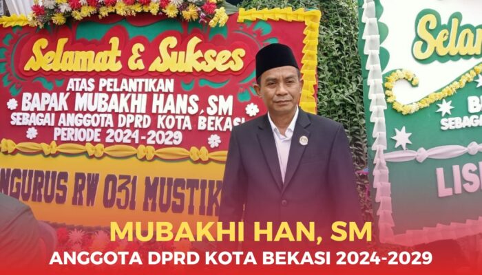 Ketua DPD AsMEN Kota Bekasi Sampaikan Ucapan Selamat Kepada Mubakhi Anggota DPRD Kota Bekasi