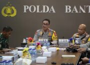 Sebagai Bentuk Kesiapsiagaan Dalam Menghadapi Bencana Alam, Polda Banten Gelar Rakor Lintas Sektotal