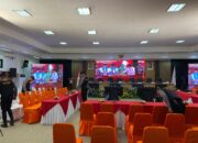 Gabungan Personil Polda Banten Gelar Pengamanan Rapat Sidang Pleno Tingkat Provinsi