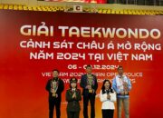 Tim Garuda Bhayangkara Presisi Juara Umum ke-2 di Ajang Taekwondo Polisi Terbuka Vietnam