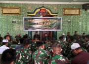 Jelang Hari Juang TNI AD Ke-79 Tahun 2024, Prajurit Kodim 1710/Mimika Gelar Doa Bersama Secara Terpimpin