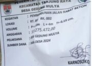 Optimis Kades Gedung Mulya Wujudkan Kesejahteraan Masyarakat Tuntaskan Pembangunan Di Desanya