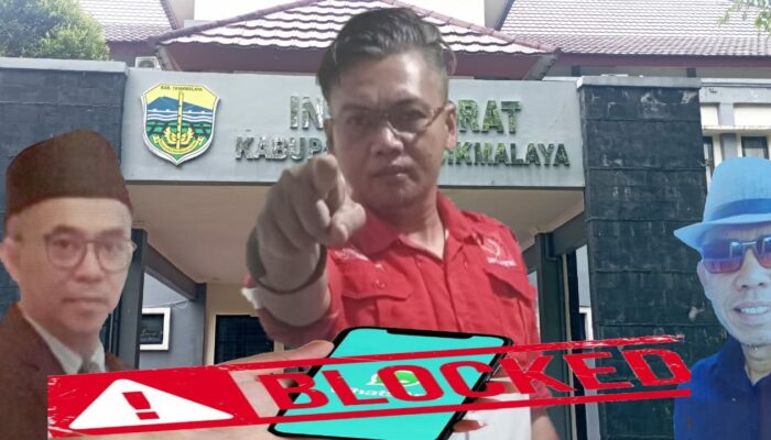 Ketua DPC PWRI Soroti Oknum Inspektur Daerah Inspektorat Kabupaten Tasikmalaya Sekaligus Kakak Ipar Bupati Bersama Sekretarisnya Yang Memblokir WA Miliknya Karena Diduga Banyak Masalah!!!