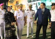 DANLANTAMAL III JAKARTA HADIRI ACARA DECK RECEPTION IN INDIA NAVY SHIP MYSORE