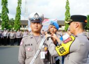 Polres Cilegon laksanakan Apel Gelar Pasukan Operasi Kepolisian Lilin 2024