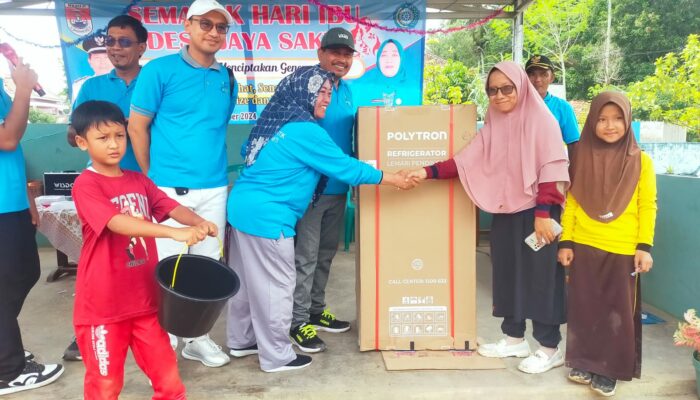 Semarak Hari IBU Desa Jaya Sakti Kecamatan Simpang Pematang Mengambil tema ibu sehat ibu berjaya Menuju Indonesia Emas