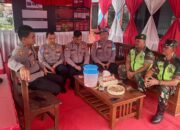 Personel Pos Pam Cihaurbeuti Sigap Amankan Wilayah dalam Ops Lilin Lodaya 2024