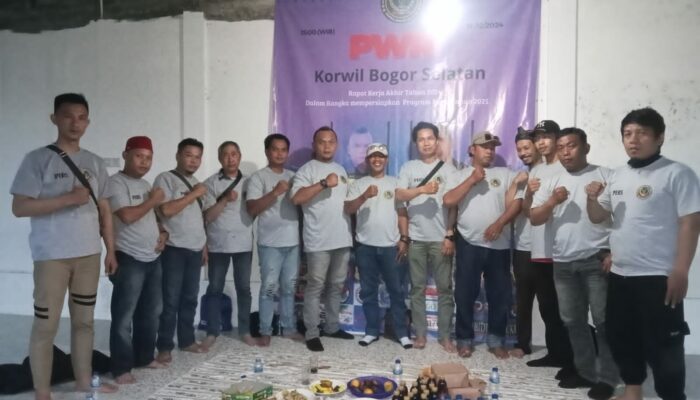 Rapat Kerja Akhir Tahun dan Evaluasi Kepengurusan PWRI Bogor Selatan Fokus Kerja Kedepan