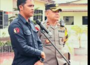 Bawaslu Dairi Hadiri Simulasi Pemungutan Dan Penghitungan Suara Di Polres Dairi