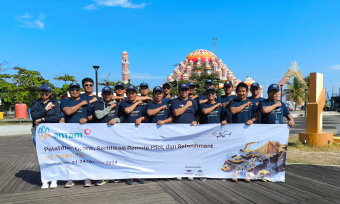 Terra Drone Indonesia Tingkatkan Kompetensi Karyawan ANTAM Lewat Pelatihan Remote Pilot 1