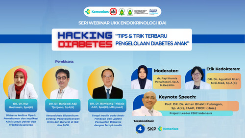 UKK Endokrinologi IDAI Gelar Webinar Hacking Diabetes untuk Tingkatkan Penanganan Diabetes Anak di Indonesia 1