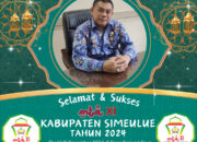 Selamat Dan Sukses MTQ XI Tingkat Kabupaten Simeulue.