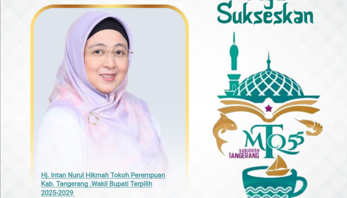 Wakil Bupati Terpilih  Hj Intan Nurul Hikmah Ajak Masyarakat Sukseskan MTQ Ke-55 Tingkat Kabupaten Tangerang di kecamatan kronjo