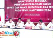 KPU Malaka Tetapkan SBS-HMS Sebagai Bupati dan Wakil Bupati Terpilih Hasil Pilkada Malaka 2024