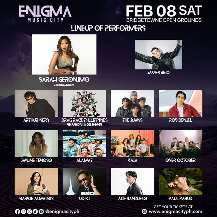 Enigma Music Citys Full Lineup of Performers