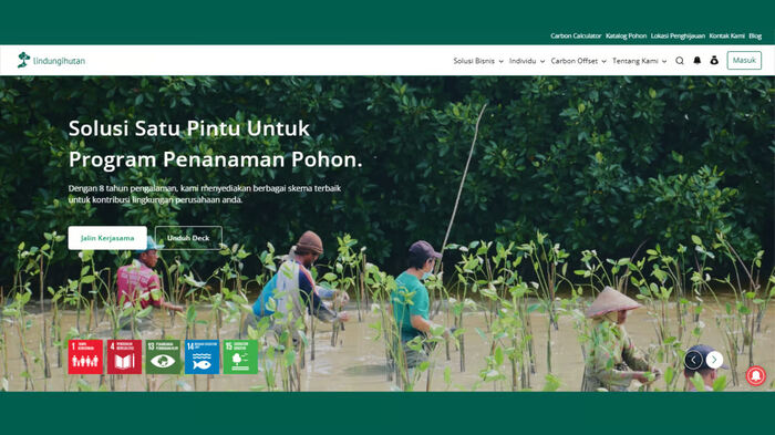 Homepage LindungiHutan