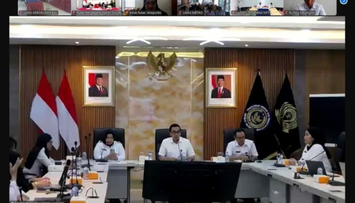 Lapas Kerobokan Ikuti Pembukaan Rehabilitasi Pemasyarakatan