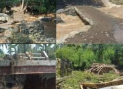 kondisi 4 Jembatan Antar Dusun Desa Racek Kecamatan Tiris Pasca Banjir, 3 Jembatan Hasil Swadaya Masyarakat 1 Jembatan di Bangun Pemerintah. 14 kondisi 4 Jembatan Antar Dusun Desa Racek Kecamatan Tiris Pasca Banjir, 3 Jembatan Hasil Swadaya Masyarakat 1 Jembatan di Bangun Pemerintah.