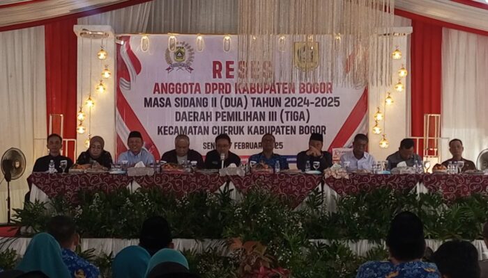 Reses DPRD Dapil III Bogor Masyarakat Cijeruk Desak Penyelesaian Masalah Infrastruktur dan Fasilitas Publik