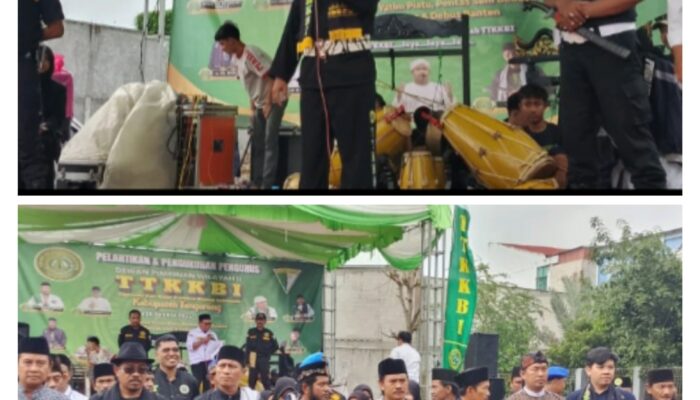 Deklarasi dan pelantikan pengurus organisasi seni bela diri tradisional Tjimande Tari Kolot Karuhun Banten Indonesia (TTKKBI) Berjalan Dengan Lancar