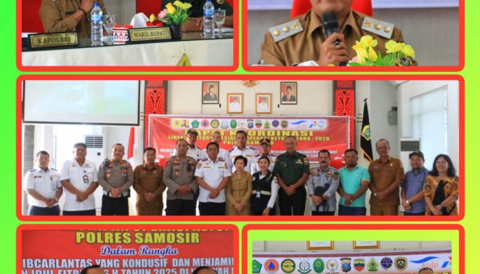 Menjelang Hari Idul Fitri 2025,Pemkab Samosir Gelar Rapat Lintas Sektoral 