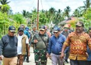 Bupati Biak Numfor Bersama TNI-Polri Tinjau Persiapan Peringatan HUT RI di Kepulauan Aimando