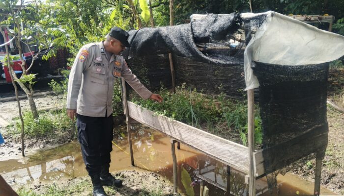 Bhabinkamtibmas Barimba dampingi warganya di Lahan Pekarangan