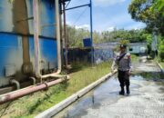Giat Polsek laksanakan Patroli ke objek vital ke PDAM unit Pujon.