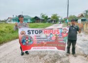 Giat Polsek Kapuas tengah lakukan Sosialisasikan Anti H.P.U.S Kepada  warga masyarakat.