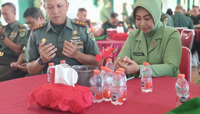 Semangat Baru di Usia ke-13, Kodim 0622/Kab. Sukabumi Gelar Kenaikan Pangkat dan Halal Bihalal 1446 H
