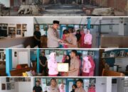 Kapolres Blora Tunjukkan Kepedulian, Terhadap Anggota Satlantas Polres Blora yang Rumahnya Terbakar