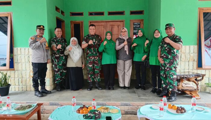 Komandan Kodim 0622/Kabupaten Sukabumi, Letkol Kav. Andhi Ardana Valeriandra Putra, S.H., M.Si, Resmikan Posramil 05/Purabaya Koramil 2207/Jampang Tengah.