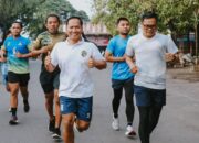 Selain Jaga Kebugaran, Lari Pagi Dijadikan Wakil Bupati Tulungagung Sebagai Ajang Silaturahmi Dengan Warga