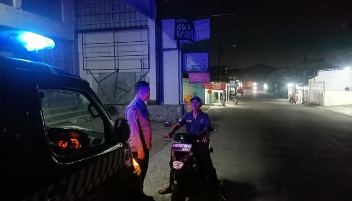 Blue light patrol Antisipasi Kejahatan Malam Hari