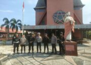 Berikan Rasa Aman dan Nyaman, Polsek Ketapang Laksanakan Pengamanan Ibadah Paskah di Gereja Maranatha Sampit