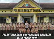 Polres Bangka Tengah Gelar Upacara Pelantikan Anggota Saka Bhayangkara Angkatan ke-10* 8 Polres Bangka Tengah Gelar Upacara Pelantikan Anggota Saka Bhayangkara Angkatan ke-10*