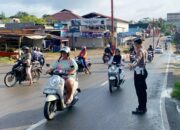 Strong Point, Satlantas Polres Mura Laksanakan Gatur Pagi 5 Strong Point, Satlantas Polres Mura Laksanakan Gatur Pagi