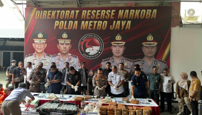 Polda Metro Jaya Musnahkan 315,7 Kg Narkotika Hasil Sitaan Februari–April 2025