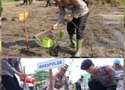 Polda Babel Kembali Gencarkan Program Ketahanan Bumi Serumpun Sebalai, Tanami 3.500 Bibit Dilahan 18 Hektar