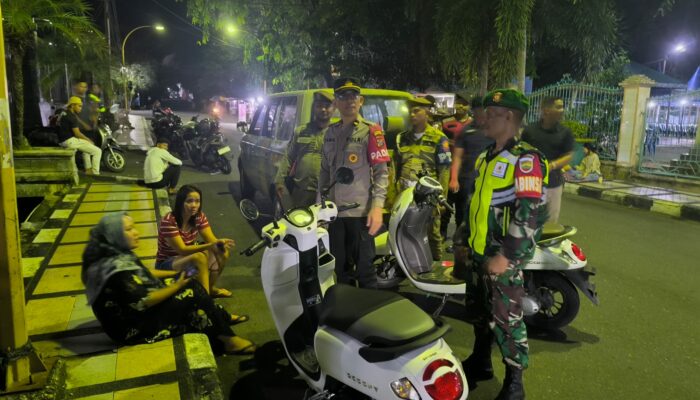 Patroli Gabungan Tiga Pilar Dan Razia, Cegah Aksi Kenakalan Remaja