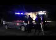 Personil Polsek Mancak Laksanakan Patroli Mobile Blue Light