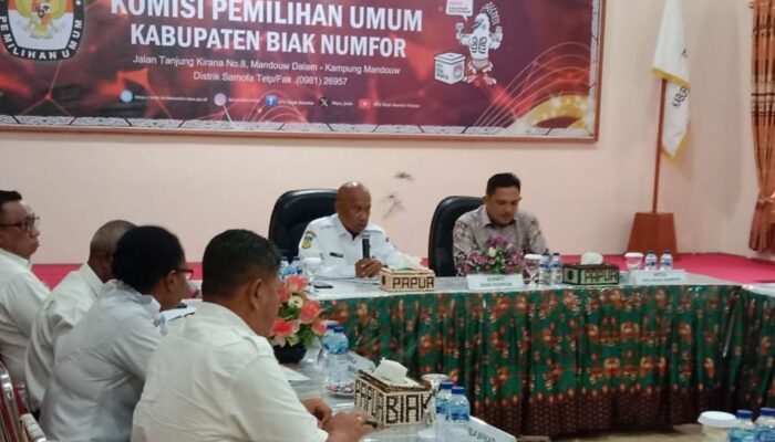 Pemerintah Kabupaten Biak Numfor Siap Sukseskan PSU Pemilihan Gubernur Papua 2025
