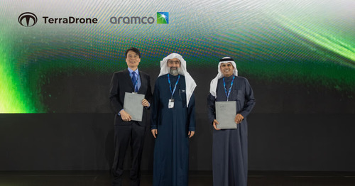 Terra Drone Menandatangani MoU dengan Aramco
