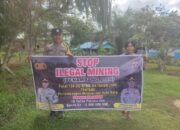Polsek Manuhing Bergerak Aktif dalam Pencegahan Tambang Ilegal 35 Polsek Manuhing Bergerak Aktif dalam Pencegahan Tambang Ilegal