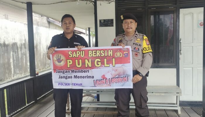 Polsek Tewah Berkomitmen Berantas Pungli, Edukasi Warga Jadi Kunci