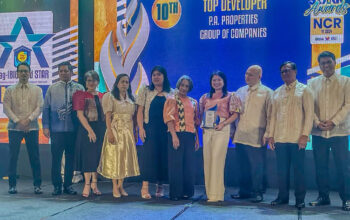 P.A. Properties named Pag-IBIG Fund Top 10 developer in NCR