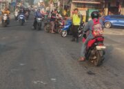 Pergelaran Cepat Anggota Kepolisian Polsek Anyar Lakukan Pengaturan Lalu-Lintas