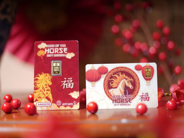 ANTAM Luncurkan Emas Batangan Tematik Imlek (1)